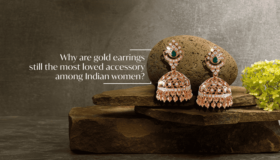 Gold Earrings for Indian Women